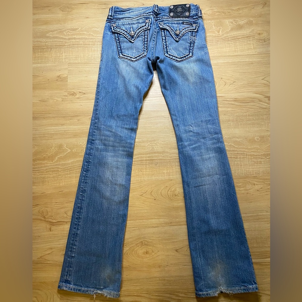 Miss Me Light Wash Bootcut Jeans size 26